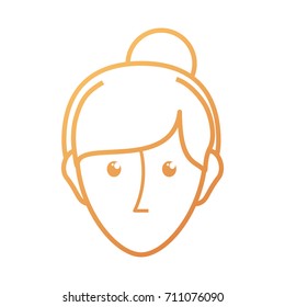 face woman  vector illustration
