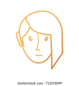 face woman  vector illustration