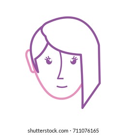 face woman  vector illustration