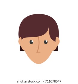 face woman vector illustration