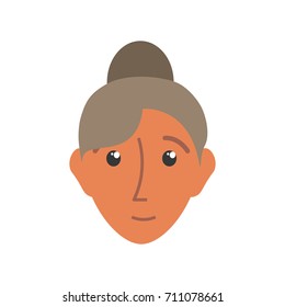 face woman vector illustration
