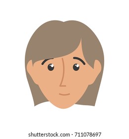 face woman vector illustration