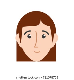 face woman vector illustration