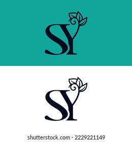 FACE WOMEN BEAUTY LOGO LETTER SY