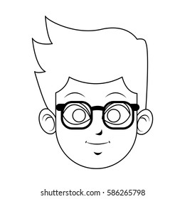 face of young handsome man icon image 