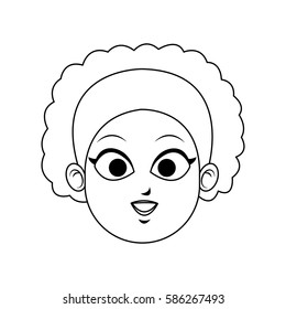 face of young pretty woman icon image 