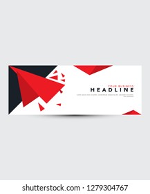 facebook banner design abstract