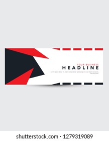 facebook banner design abstract 