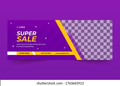  Facebook banner design Template . Modern promotional. travel, food ,cover facebook and Editable advertising sale banner social media post design template , corporate flyer design