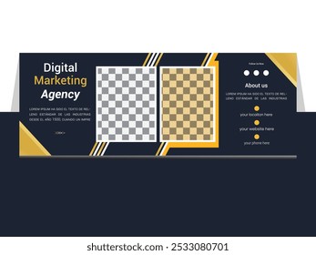 Facebook cover banner webinar Facebook cover banner online digital marketing business social media business cover post design template