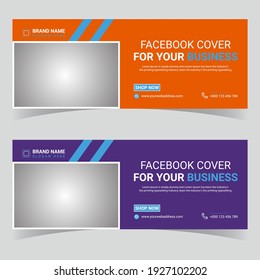 Facebook-Cover, Business, Banner Social Media, Werbebanner, Cover-Hintergrund, Web