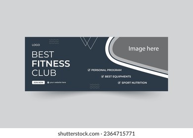 Facebook Cover Design..For business medical fitness travel real state..Modern facebook cover..facebook cover vector..New design facebook cover..