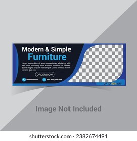 Facebook cover design post mordan and simpole 