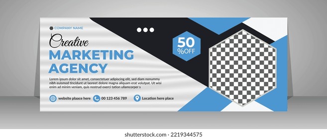 Facebook Cover Design Template, Banner Template and Web Banner Design