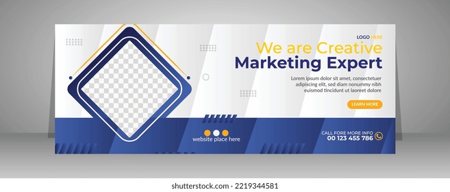 Facebook Cover Design Template, Banner Template and Web Banner Design