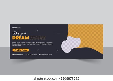 Facebook Cover Design Template, Banner Template and Web Banner Template Design for Social Media Post