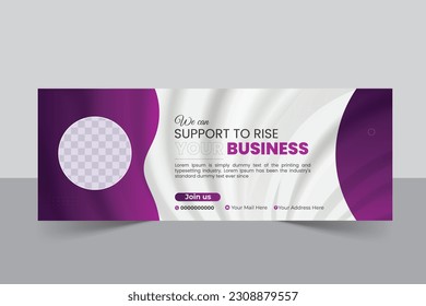 Facebook Cover Design Template, Banner Template and Web Banner Template Design for Social Media Post