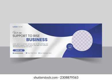 Facebook Cover Design Template, Banner Template and Web Banner Template Design for Social Media Post