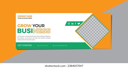 Facebook Cover Design Template, Banner Template and Web Banner Template,Modern Business Facebook Cover Design, Facebook Banner template Design.