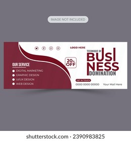 Facebook Cover Design Template, Banner Template and Web Banner Template Design,