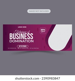 Facebook Cover Design Template, Banner Template and Web Banner Template Design,