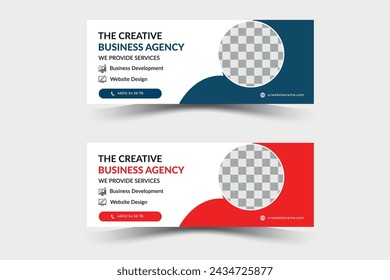 Facebook Cover Design Template, Banner Template and Web Banner Template Design for Social Media Post
