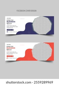 Facebook Cover Design Template, Banner Template and Web Banner Template Design for Social Media Post