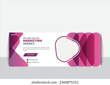 
Facebook Cover Design Template, business social media design with white background for Social Media Post