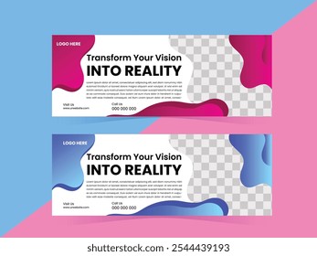 Facebook Cover Design Template, Shutter Stock.