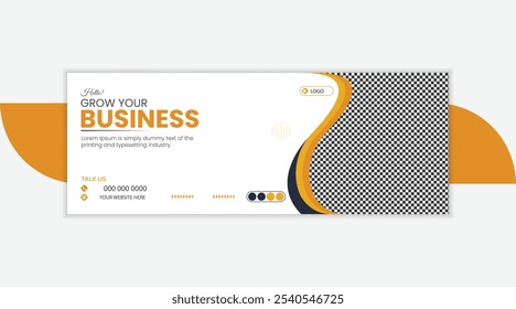 Facebook Cover Design Template, Web Banner Template Design for Social Media Post