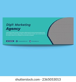 Facebook cover page template design