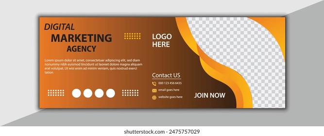 Facebook cover template, cover design, modern Facebook cover design, Business Facebook cover design