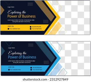 facebook cover and web banner template