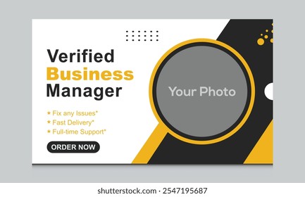 Facebook header banner template corporate business promotion