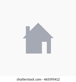 Facebook Home Icon Vector, homepage sign