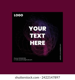 Facebook or Instagram Business Template Post