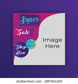 Facebook, Instagram Social Media Post Banner Templates