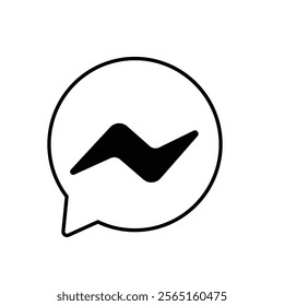 Facebook Messenger Icon Vector - Free Download