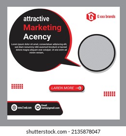 Facebook mobile cover templates vector design,  Black and red background color with stripe line shape