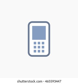 Facebook phone Icon Vector. number graphic. social media User Interface Sign. country Flat Illustration. FB UI Symbol. 2016 Design