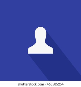 Facebook Profile Icon Vector. Social Media Illustration EPS. FB Person Flat UI Sign. User Interface Symbol. 2016 Design