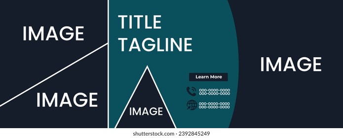 facebook social media banner design | instagram social media banner template design | brochure cover design layout space for photo | facebook banner design | instagram banner template graphic template