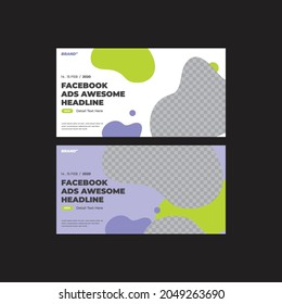 Facebook Social Media Marketing Ads Digital Content Template Design