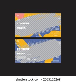 Facebook Social Media Marketing Ads Digital Content Template Design 2022