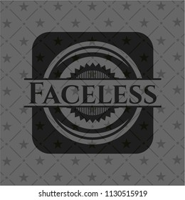 Faceless black emblem