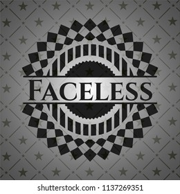 Faceless black emblem