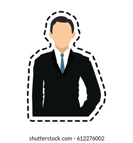 faceless businessman icon image 