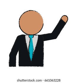 faceless businessman icon image