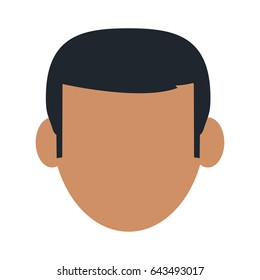 faceless head of man icon image 