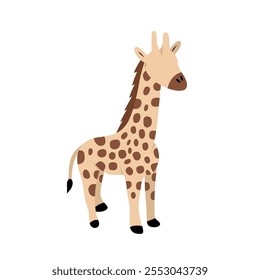 Faceless Illustration Of Giraffe Animal